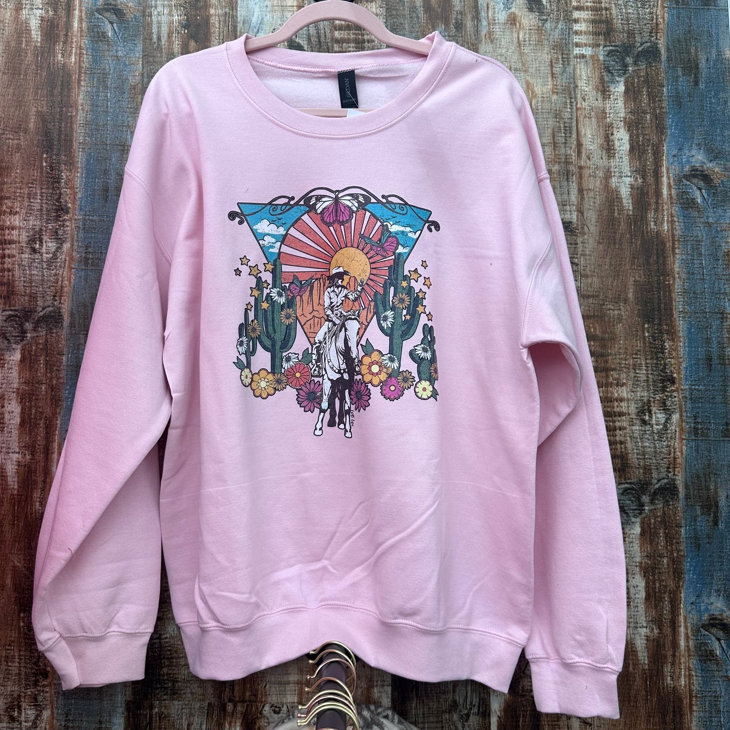 Sunset Cowgirl Sweatshirt